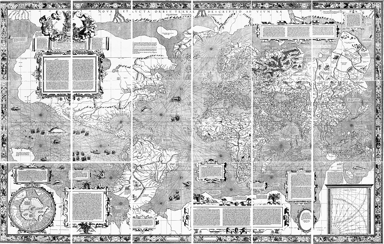 Gerardus Mercator's world map of 1569